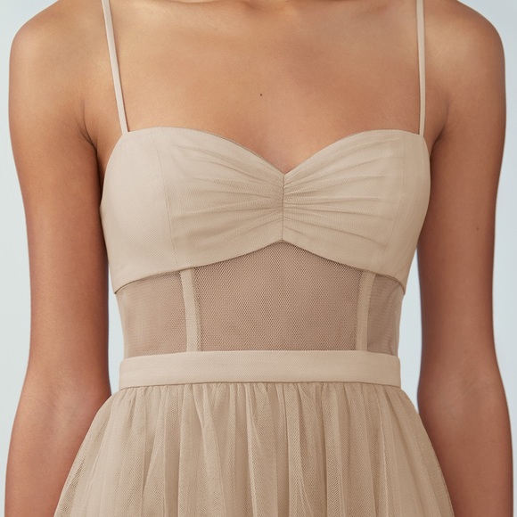 Fame and Partners Corset Tiered Gown NWOT - Picture 4 of 8